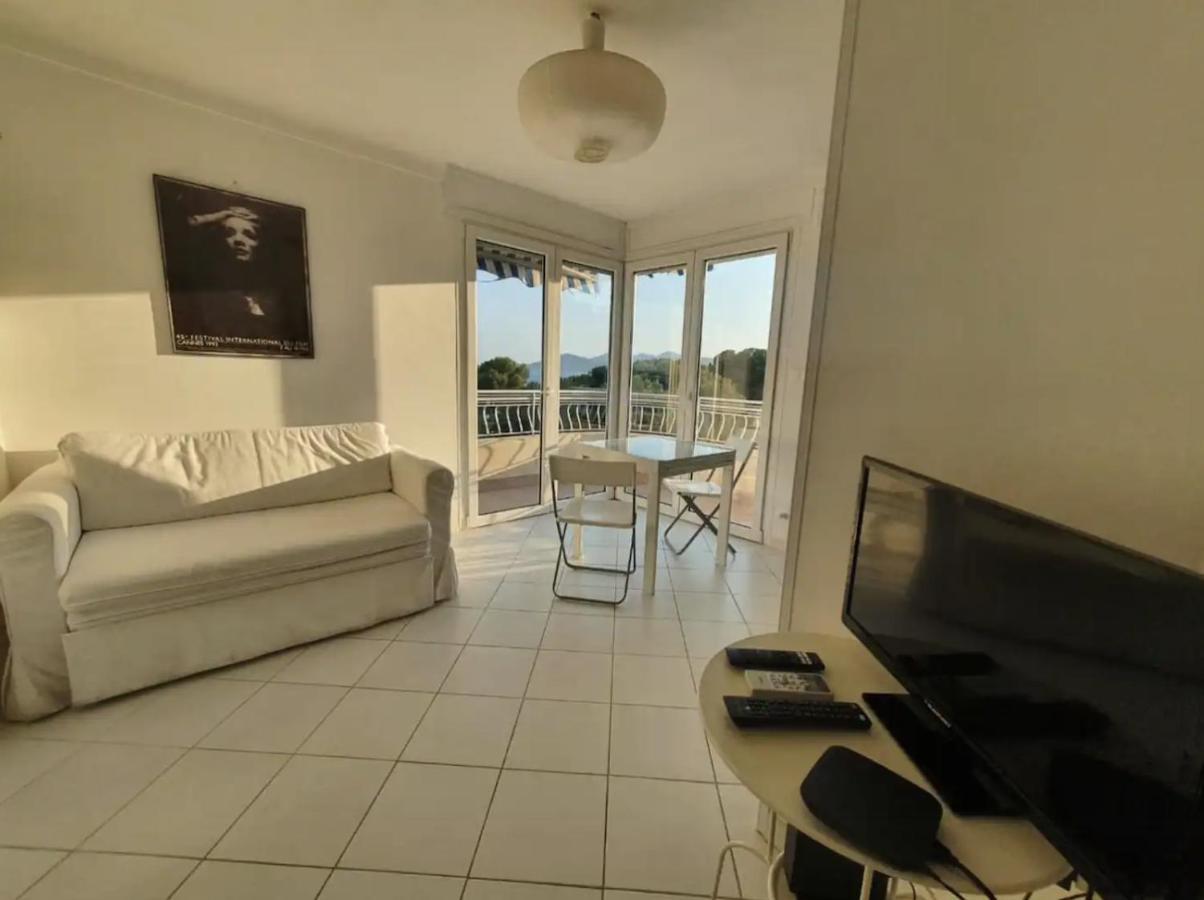 C060-Bel Appartement Avec Vue Mer - Picaud Cannes Bagian luar foto